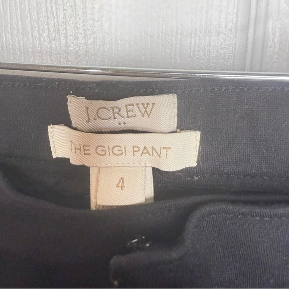 J. Crew The GiGi Pant Black Skinny Style Size 4 GUC - Picture 2 of 5